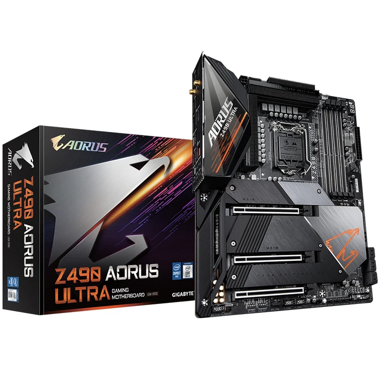 

GIGABYTE Z490 AORUS ULTRA Gaming Motherboard with Intel Z490 Chipset LGA 1200 Socket Support Intel 10th Core Series Processors