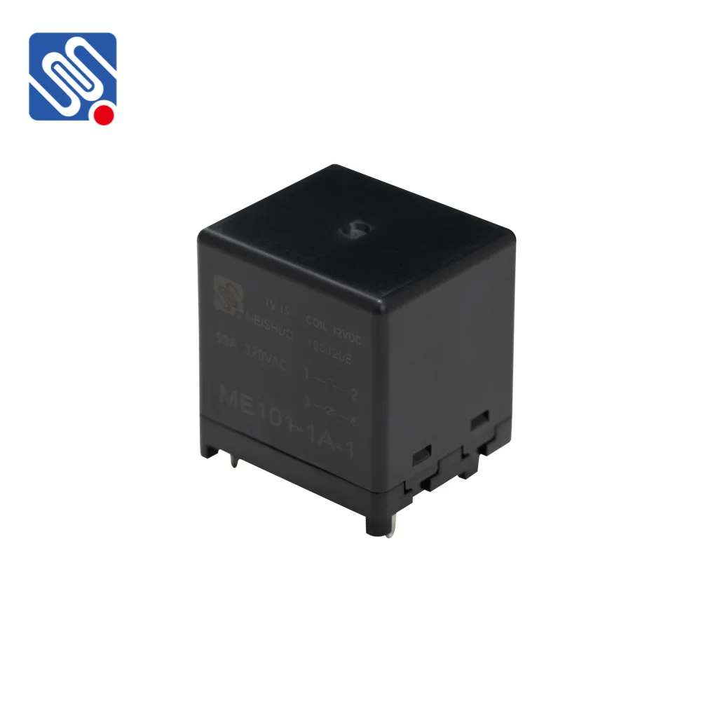 Meishuo ME101 90A DC 12V 24V High Current Normally Open PCB Relay Solar Photovoltaic Inverter for New Energy Electric