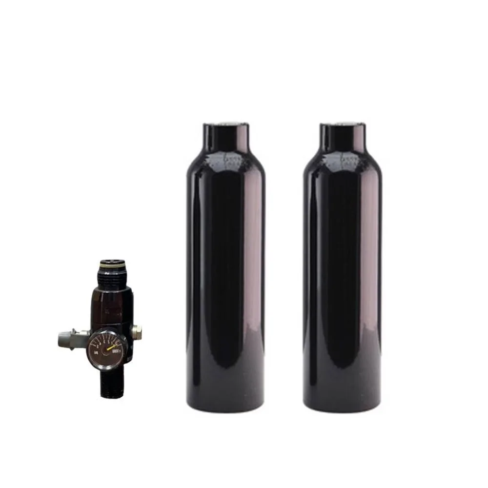 

13CI High Efficiency 3000HP 0.2L Portable pcp Aluminum Air tank with valve