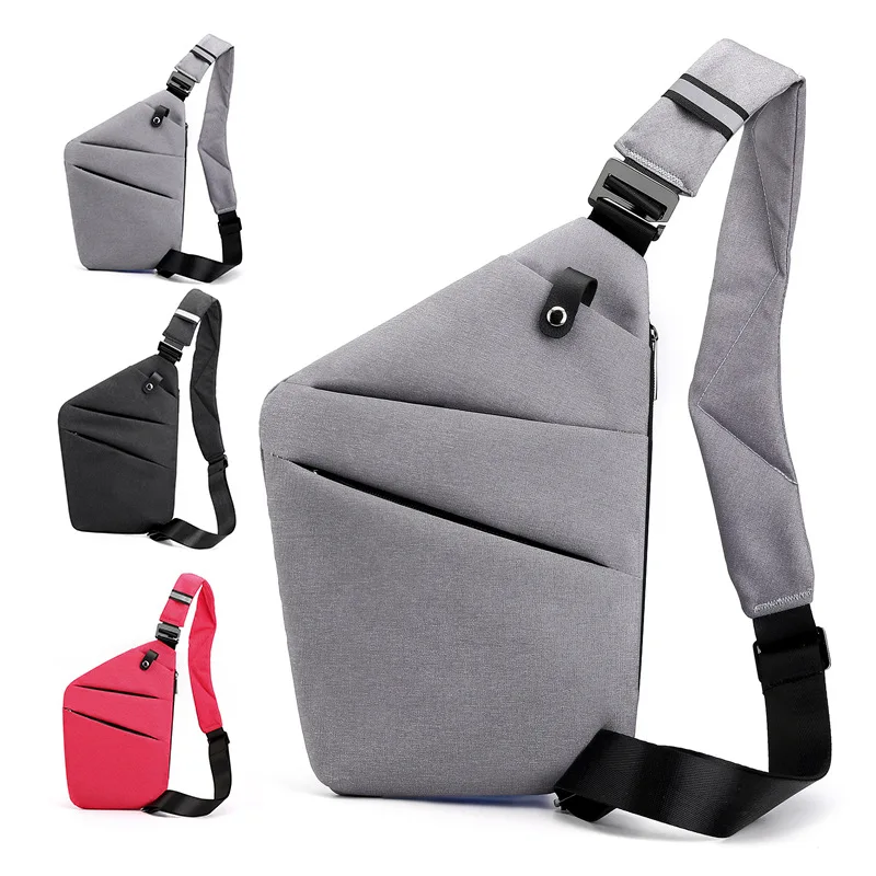 

Anti-theft fashion outdoor sports travel waterproof crossbody chest shoulder sling bags for men
