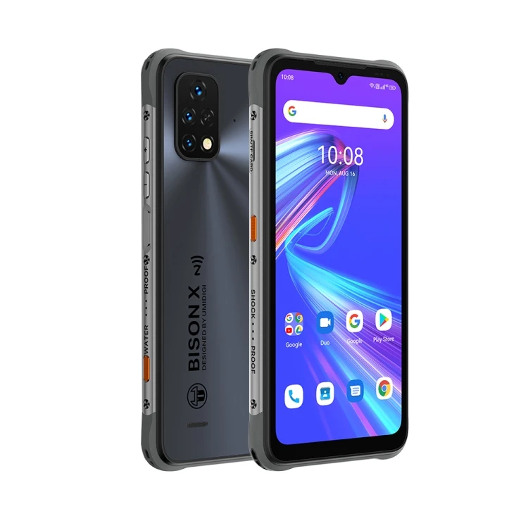 

2022 New UMIDIGI BISON X10S NFC Rugged Phone 6.53 inch Android 11 4GB+32GB Quad Core Waterproof Dustproof android phone