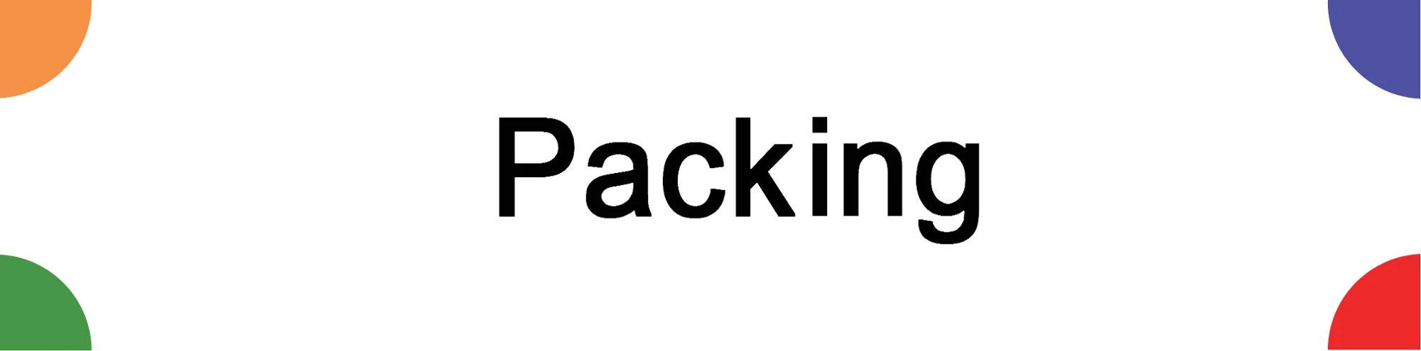 Packing