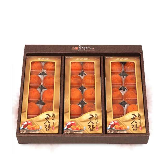 
Korean dried persimmon sweet fruit hoshigaki Shinnong Semi dried 100% Nature 