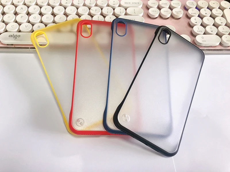 2019 Wholesale Blank Cell Phone Case Accessories Pc Tpu Matte Mobile Cover For Iphone X 8 7 6