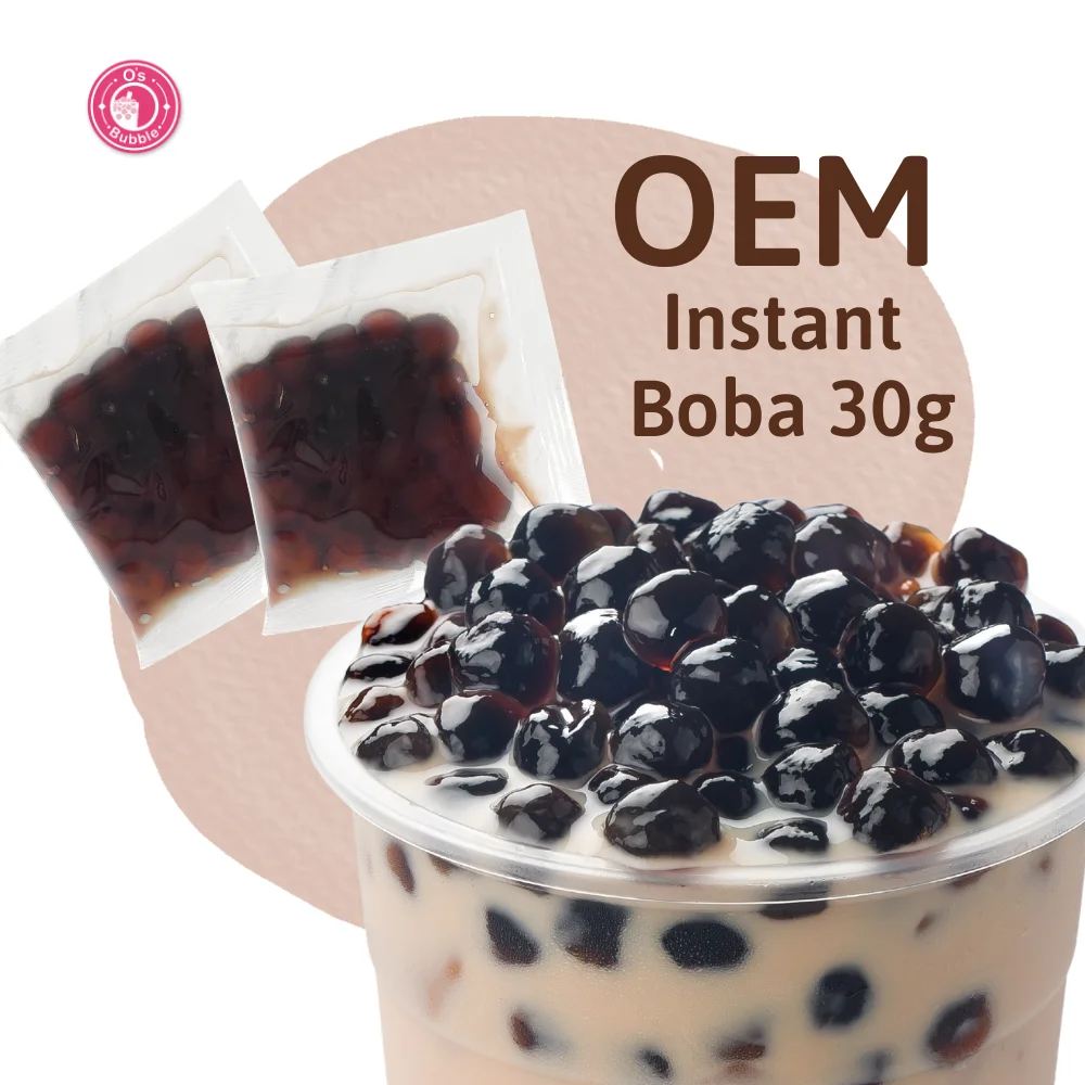 

OEM ODM Private Label 30g Instant Boba Pearls In Box