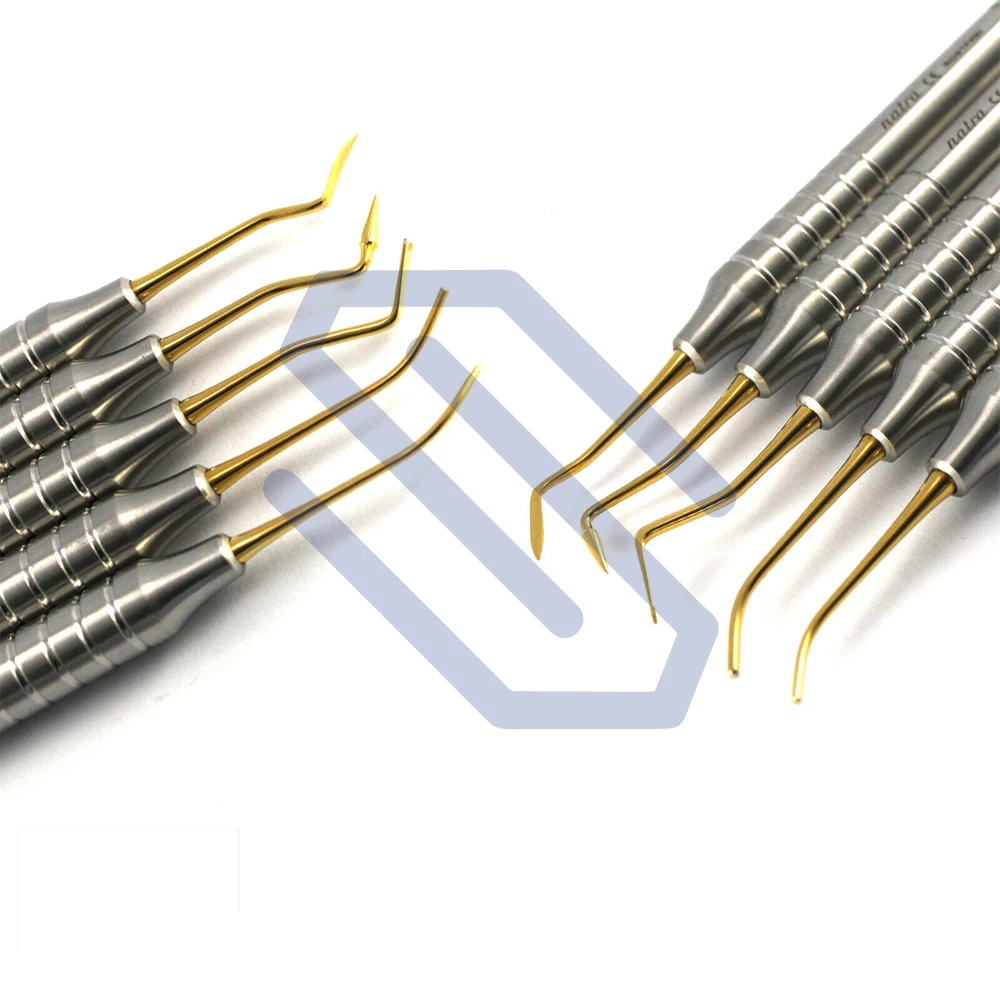 6 Composite NON STICK Dental Filling Instrument Probe Scaler heidman