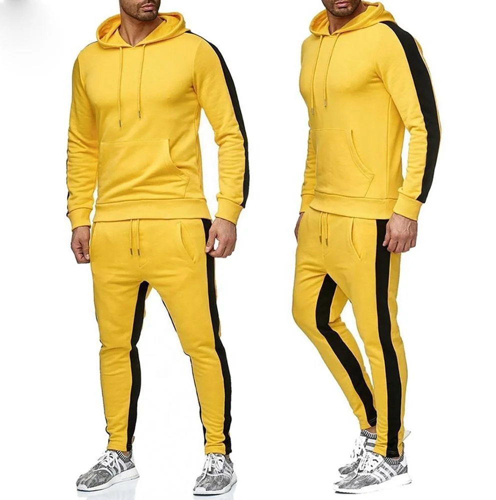 Latest Design 60 Cotton 40 Polyester Tracksuit With Side Stripe Buy
