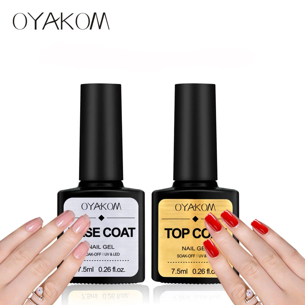 

LED Top Base Coat UV Gel Polish Professional Nail Art Soak Off Gel Nail Polish