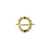 Handmade Sterling Silver Gold Plated Shank Ring
