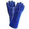 Welding Gloves Cow Grain Leather Safety Tig Welding Gloves Cow Split Leather Back Welding Gloves