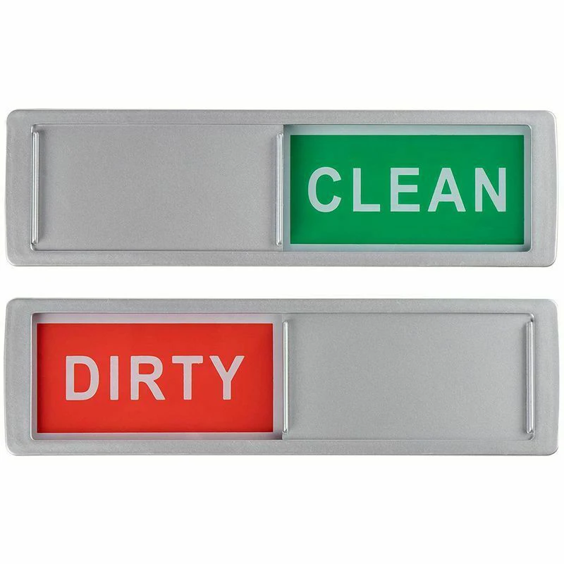 

Hot Selling Kitchen clean dirty magnet for dishwasher Fridge occupied/vacant strong magnet slider sign indicator