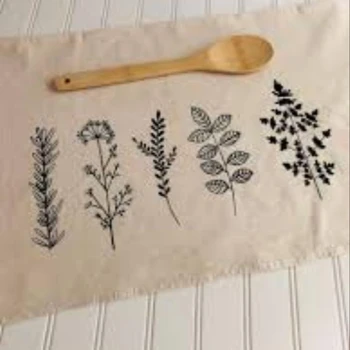 printed kitchen towels