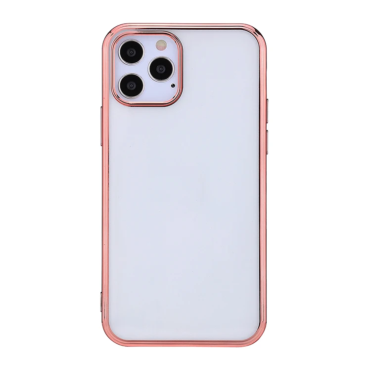 

Luxury Electroplate For iPhone Case TPU For iPhone 12 Case Transparent For iPhone 12 Case, Multi