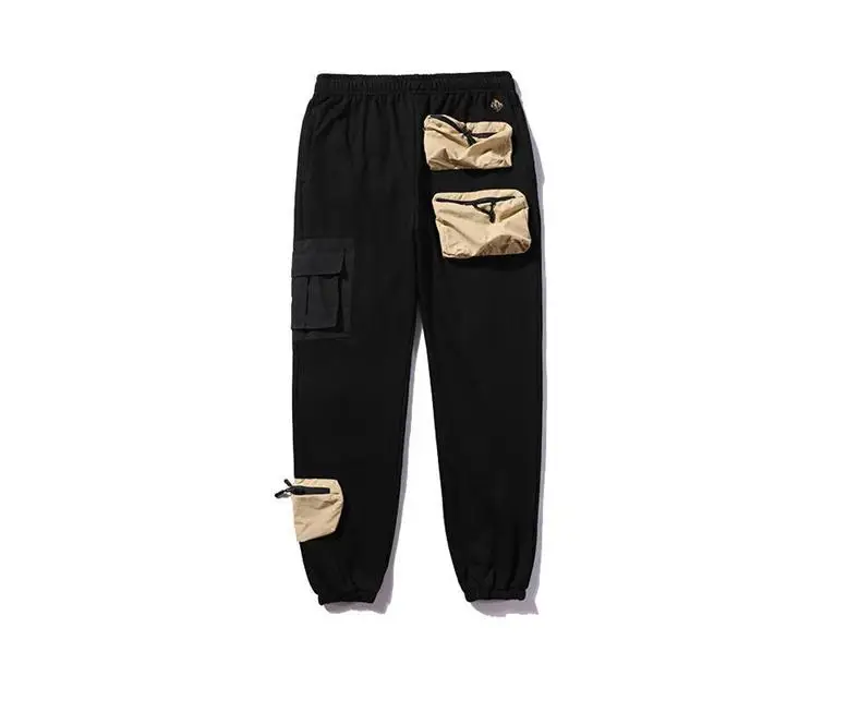 

Travis Scott Cactus Jack Sweatpants Men Women High Quality Multi Pocket Trousers Skateboards Pants Mens Cargo Pants Jogger Pants, Black