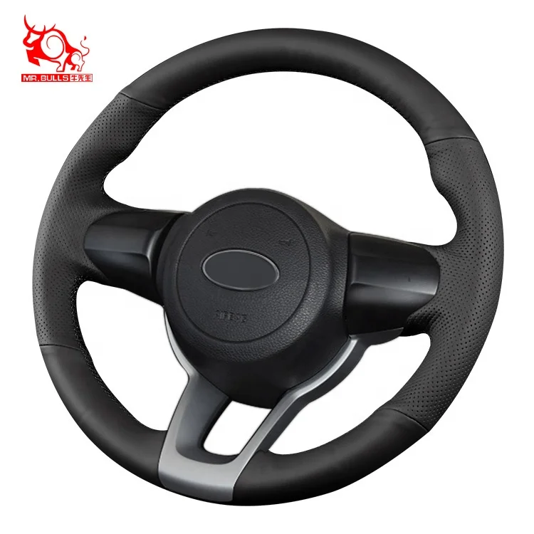 

car accessories car steering wheel cover leather steering wheel covers for Kia Morning, Customized color