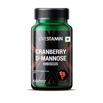 Cranberry D Mannose Hibiscus Capsules Antioxidant For Urinary