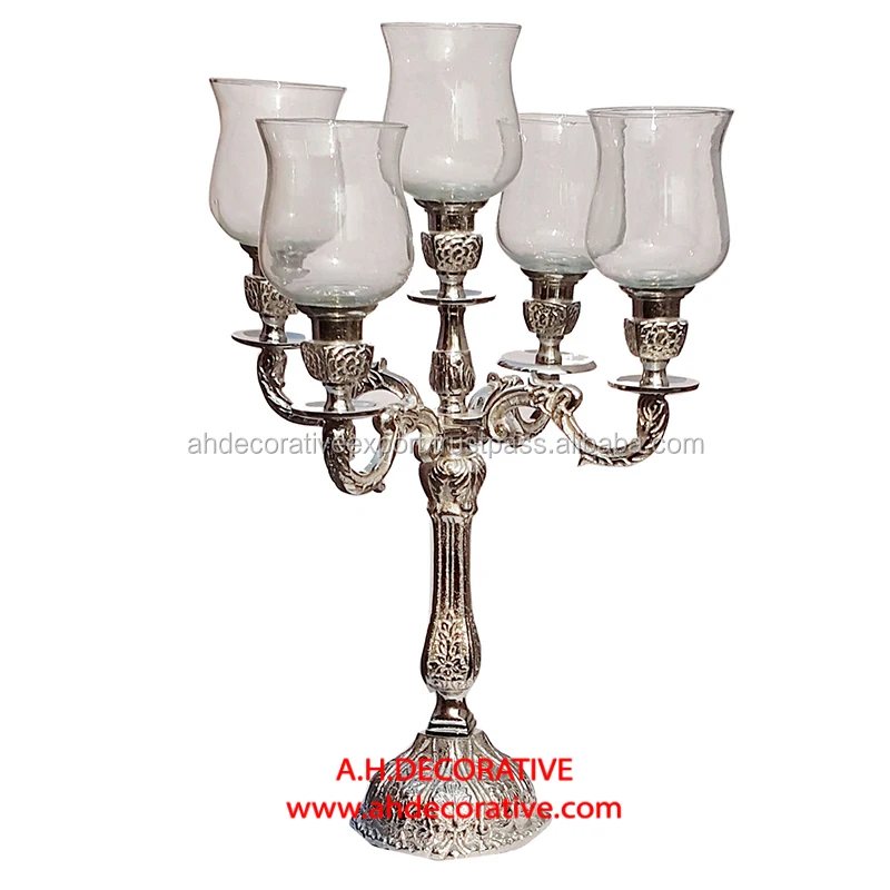 9 Arm Candelabra For Wedding Event Metal Decorative Candle Holder For