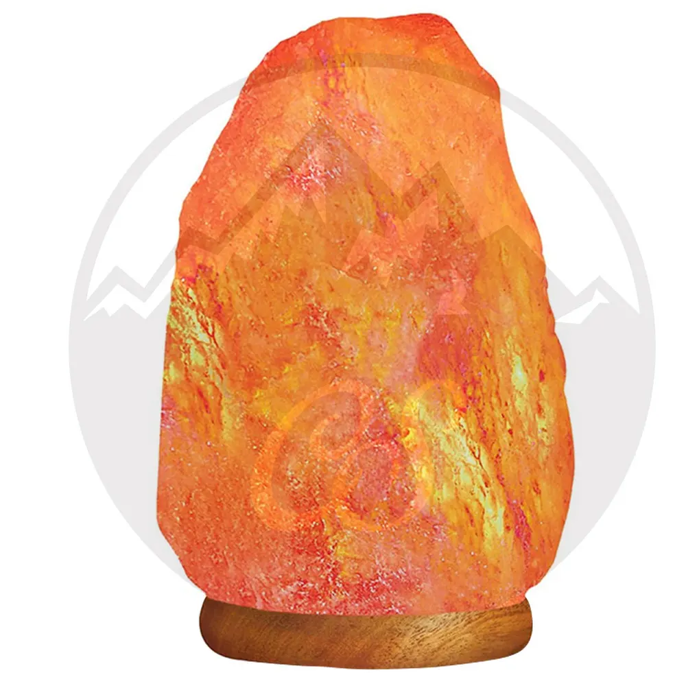 Natural Himalayan Pink Salt Lamp With Bulb & Cord Crafted Himalayan