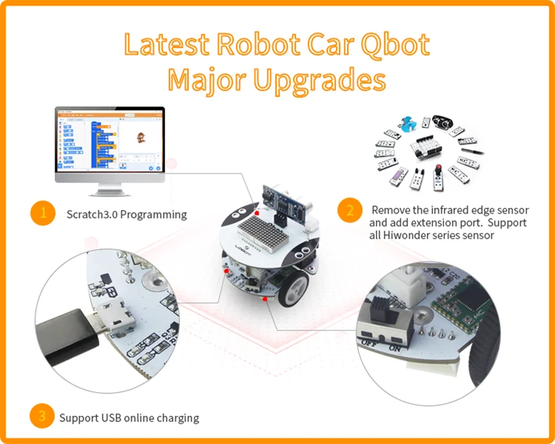 Hiwonder Stem educational toys for smart kids radio control toy education science equipement rc patrol car