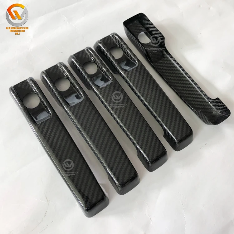 

For Mercedes W464 G Wagon G Class carbon fiber door handles covers exterior trim 5 pcs