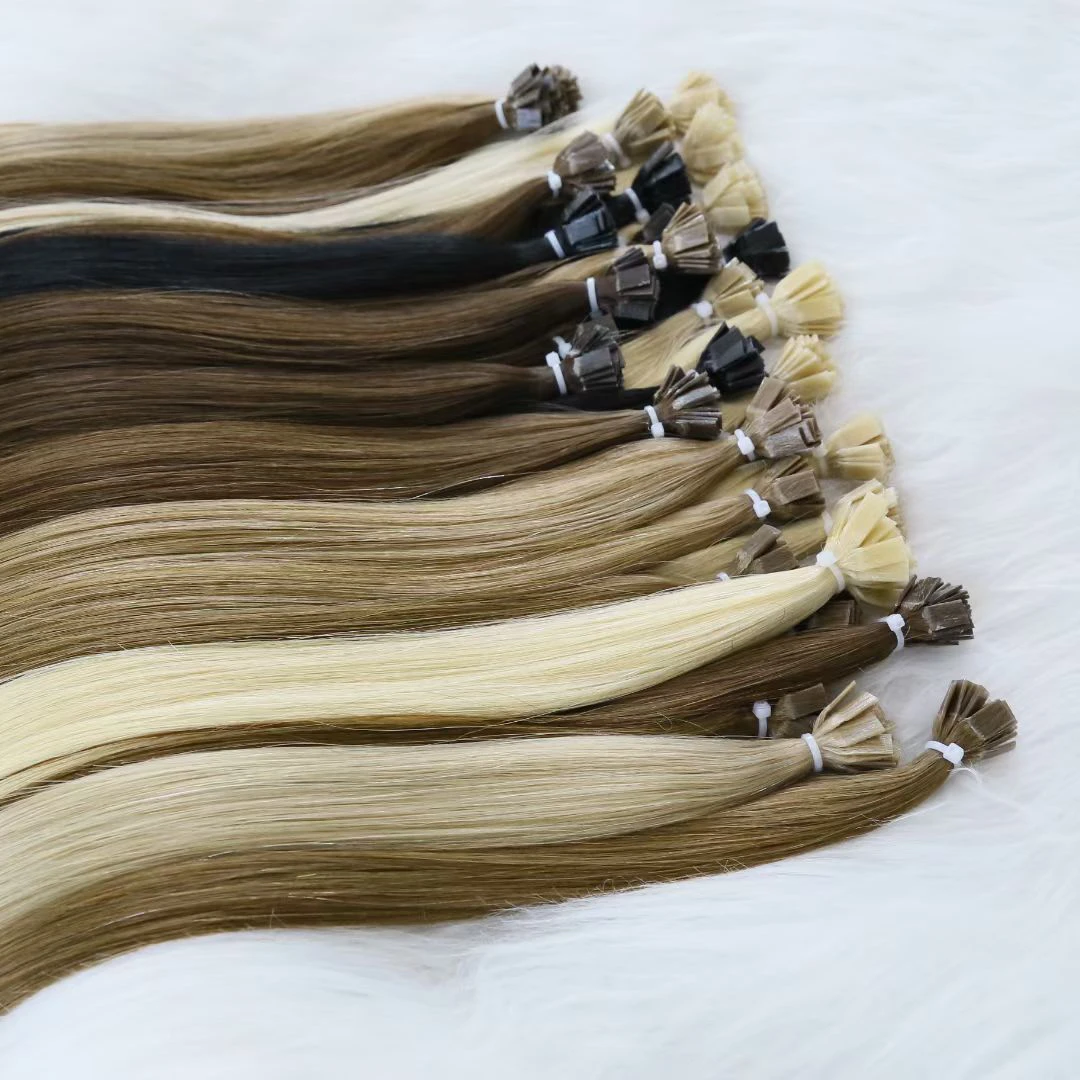 

Flat Tip Italian Keratin Hair Extensions 16 Inch Hair Extensions 50 Strands Keratin Tip Prebonded Double Drawn Hair Wholesale