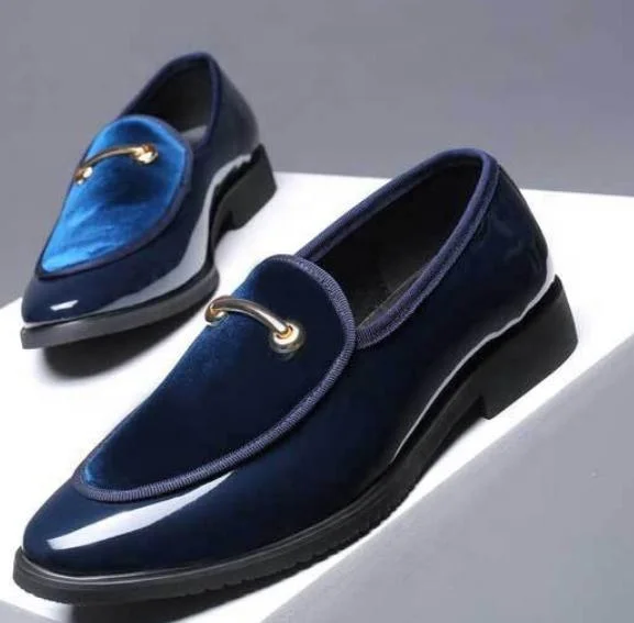 

2019 newest style hot sale casual men shoes slip on men flats men shoes velvet loafers pu leather