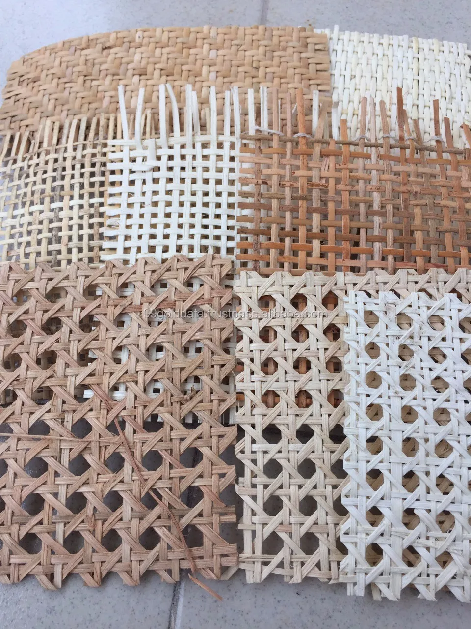 Rattan bing/bleached And Unbleached Closed Mesh Rattan Cane bing