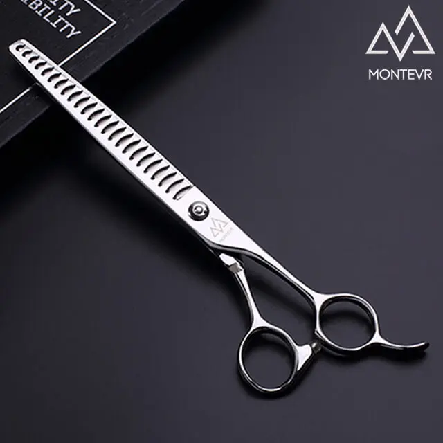 Dog grooming scissors 24 chunky teeth thinning pet grooming scissors