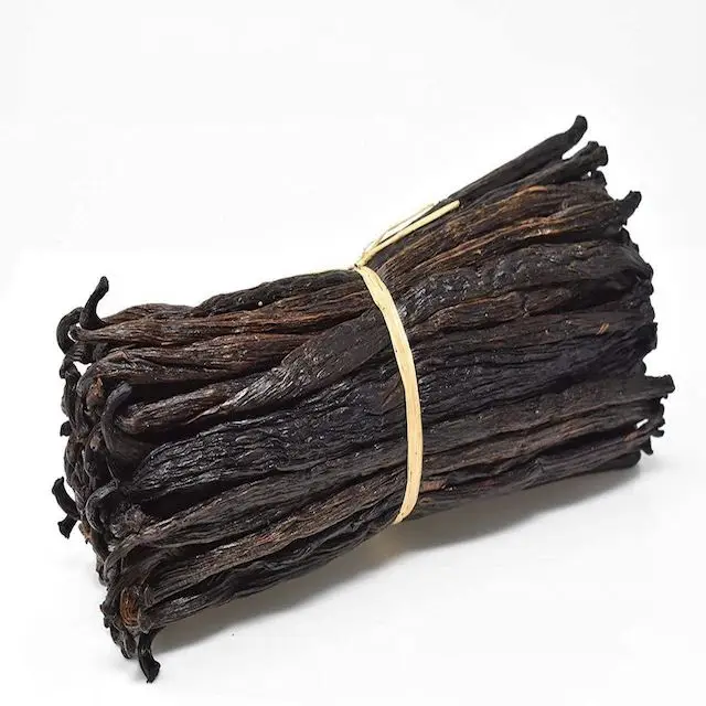 
Dried wild oily Vanilla planifolia pods whole Vanilla Beans for spice 