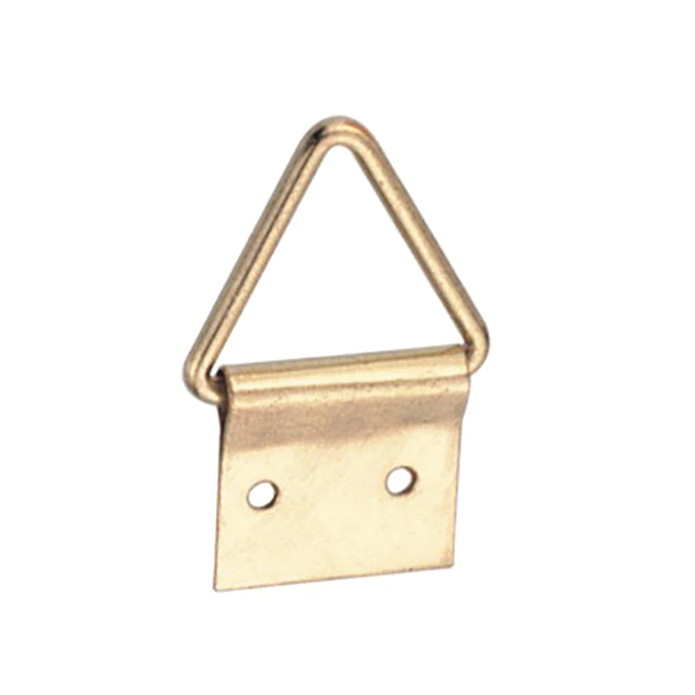 Brass Plated Triangle Picture Frame Hanger Hook Buy Picture Hanging
