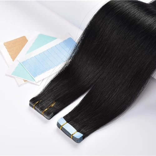 

Invisible Tape In Hair Extensions Highlights Ombre Blond Only European Human Hair Wavy Silky Straight Ombre Color Invisible Tape