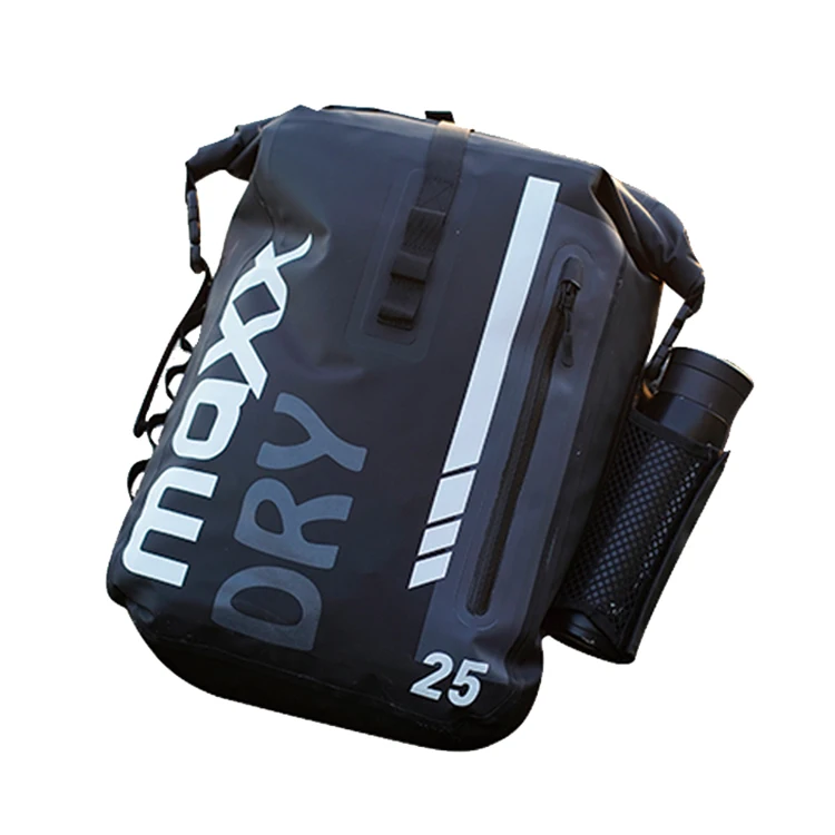 

25 liter TPU Dry Foldable Backpack Waterproof Bag, Black