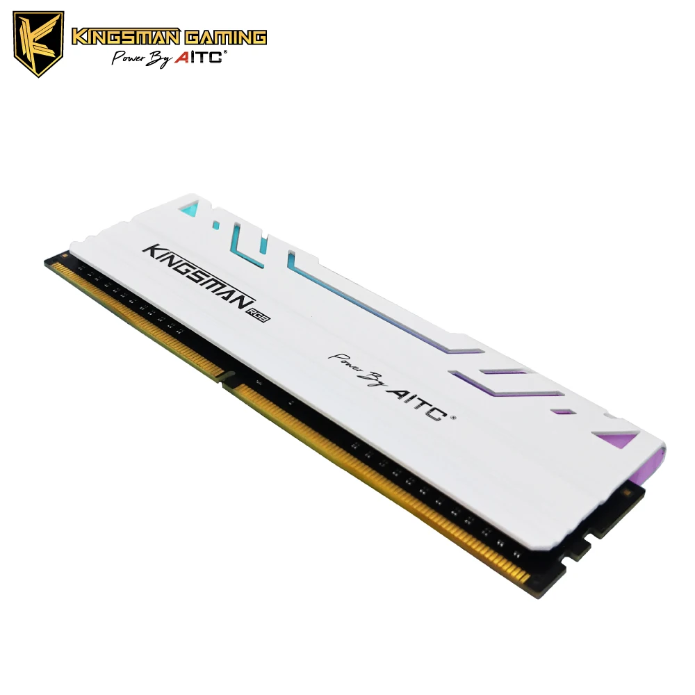 

AITC RGB desktop ram ddr4 2666MHz 8GB for gaming PC, White