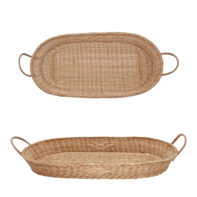 rattan baby basket