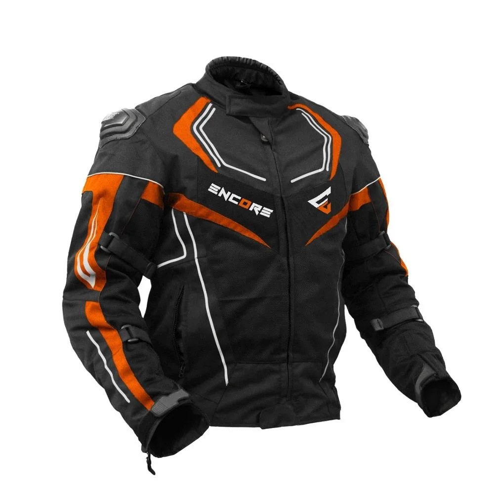 
LATEST DESIGNED WATERPROOF & BREATHABLE 3/4 MOTORBIKE MEN JACKETS WITH OUTER SHOULDER CE APPROVED PROTECTORS 