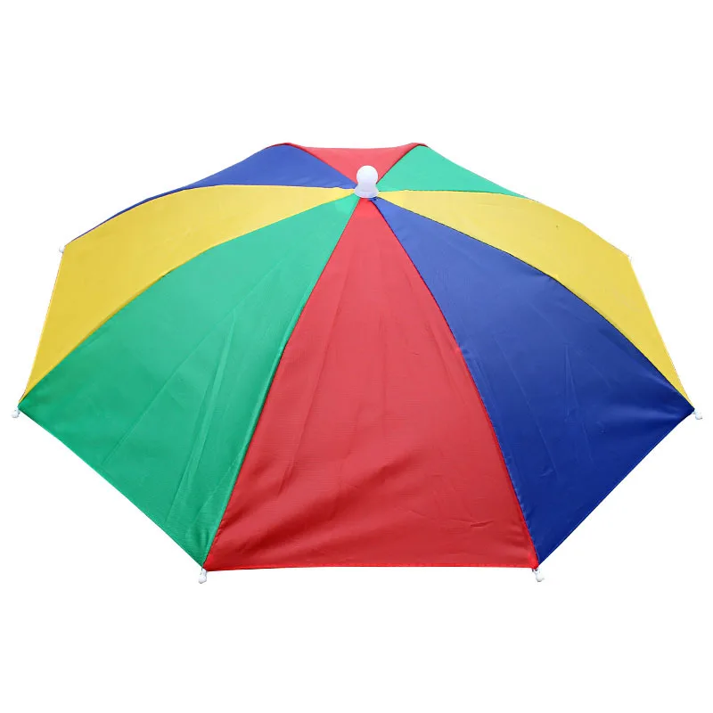

Wholesale promotional rain clear head hat umbrella for adult advertising logo custom printed umbrella sun, Shown