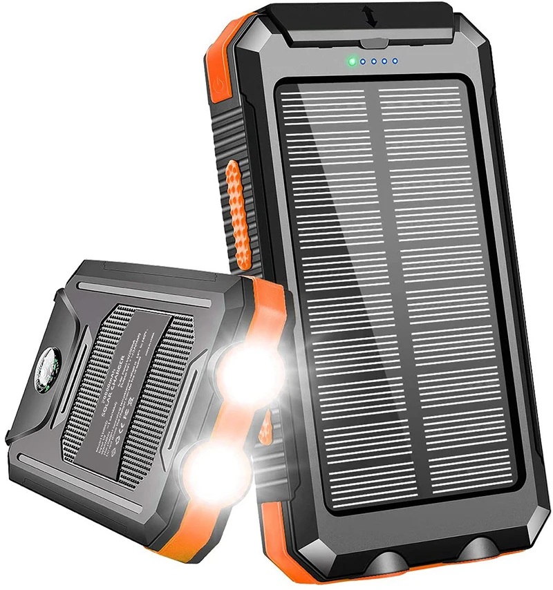 

Hot Sale Solar Energy Products Solar Power Bank 20000 Mah Waterproof Portable Solar Power Supply Solar Charger For Cell