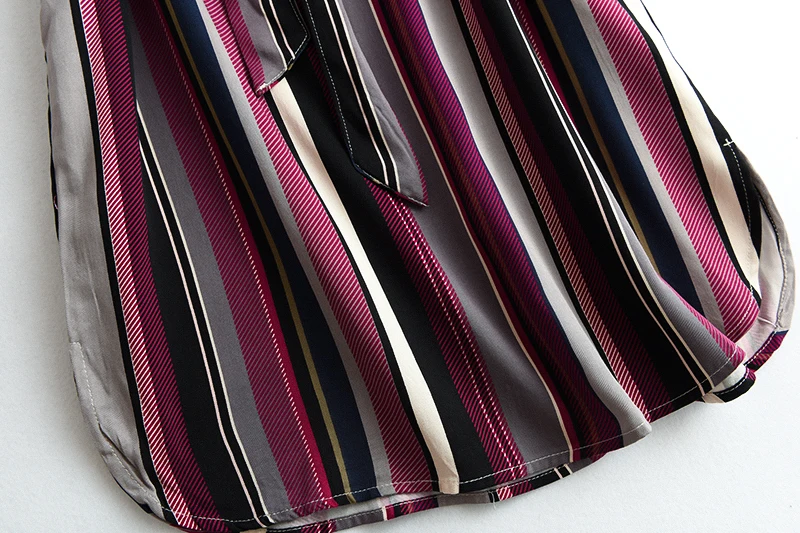 
Hot Sale Clothes 100% Rayon Fabric Women Casual Dress With Sleeveless stripe Print garments stock lots Apparel Stock 