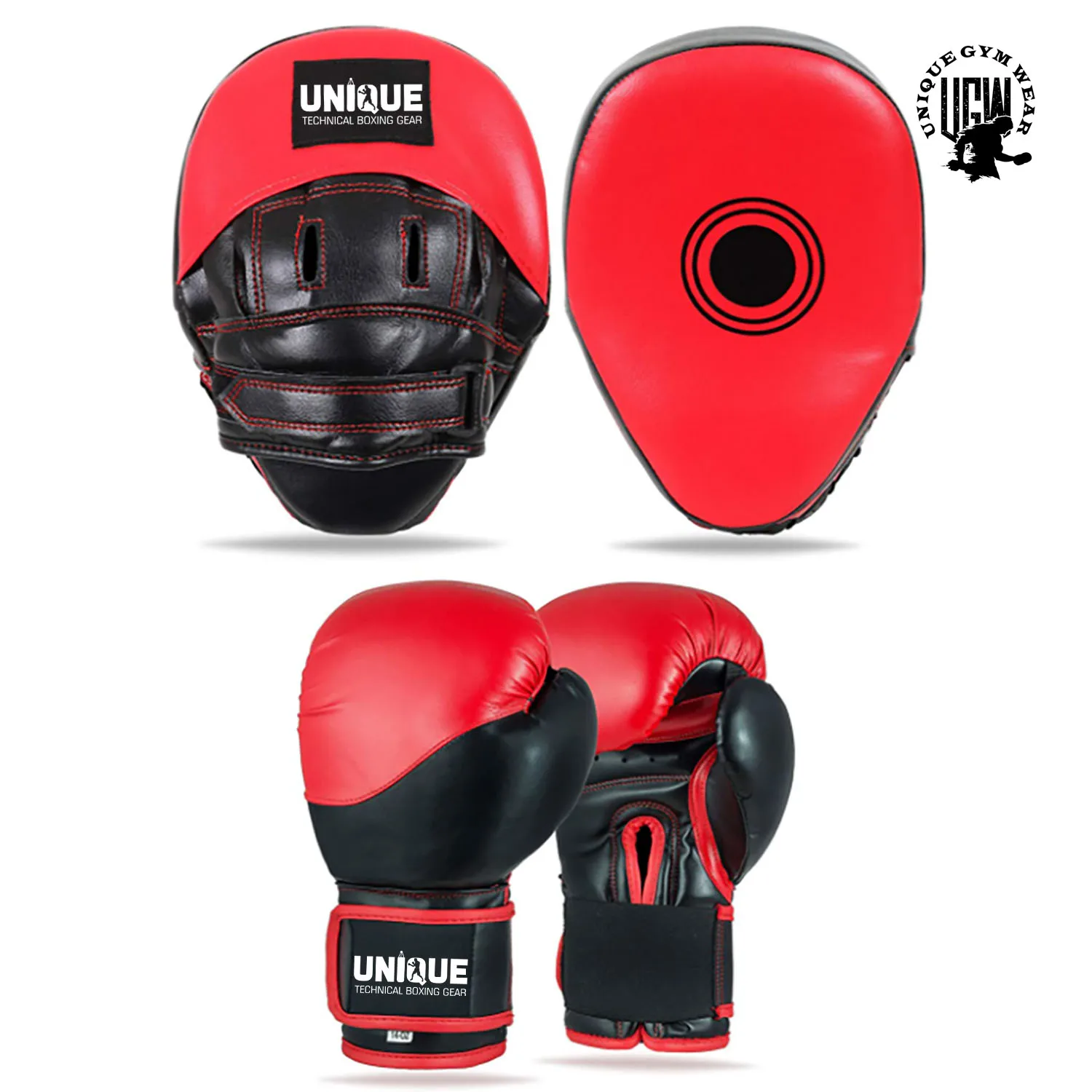 Details about   Red Kids SET 3 Pcs Boxing Uniform Focus Pad 1106 SET-13 boxing Glove 1012 