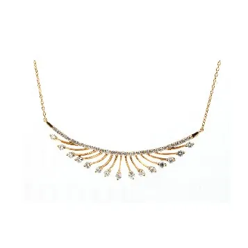 

Jewelry Party Gift 18K Rose Gold Diamond Necklace