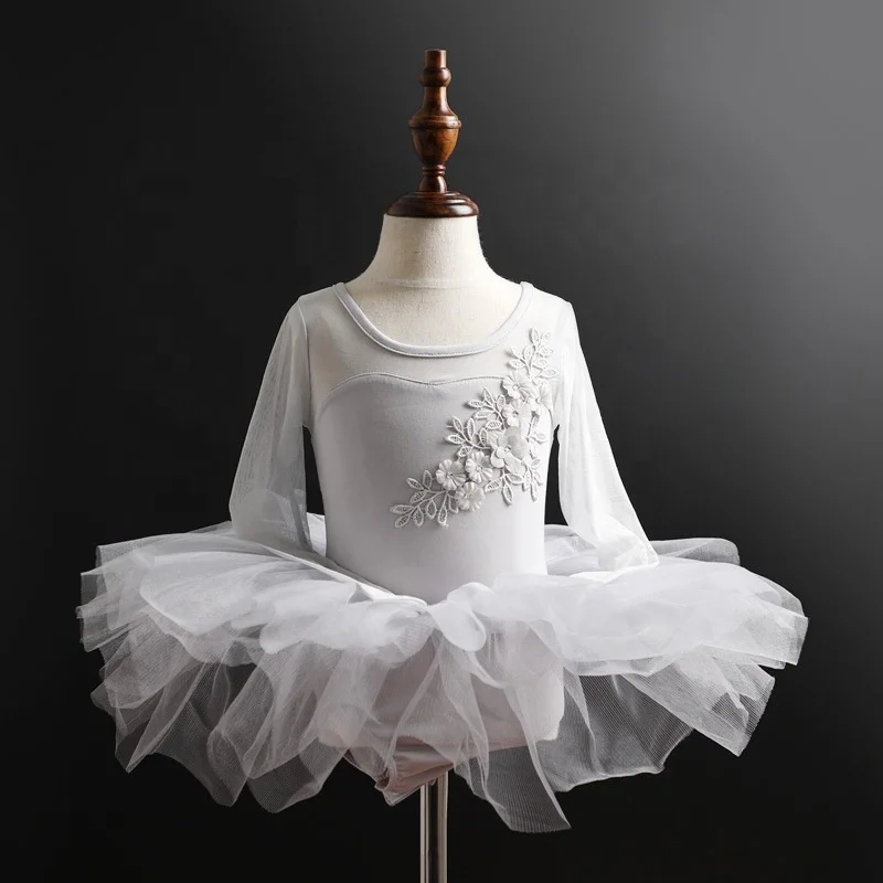 

Princess Girls Long Sleeves Tutu Dress Birthday Dancing Dress for Baby Girl