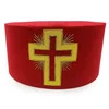 Masonic Knight Templar Past Commander Passion Red Cross Cap Hat Crown Regalia