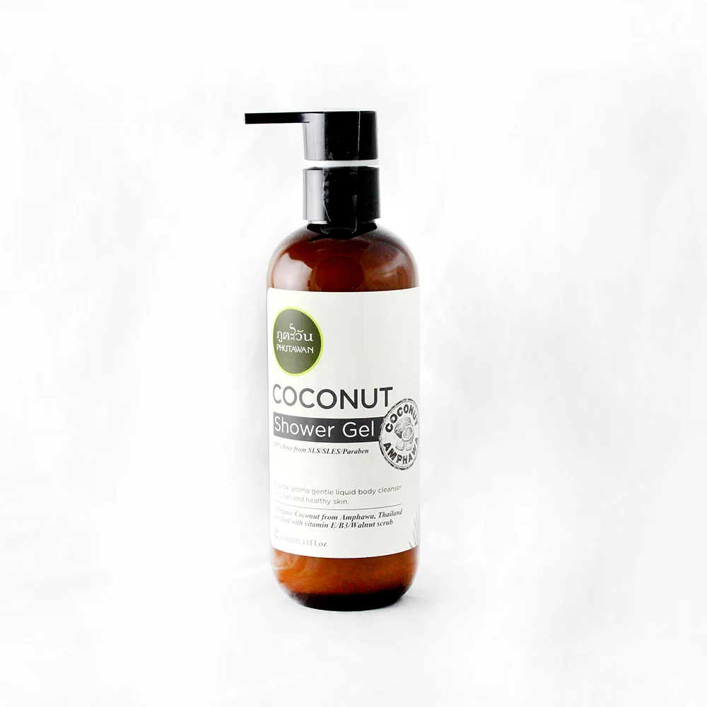 Natural Organic Coconut Shower Gel Made From Coconut From Thailand