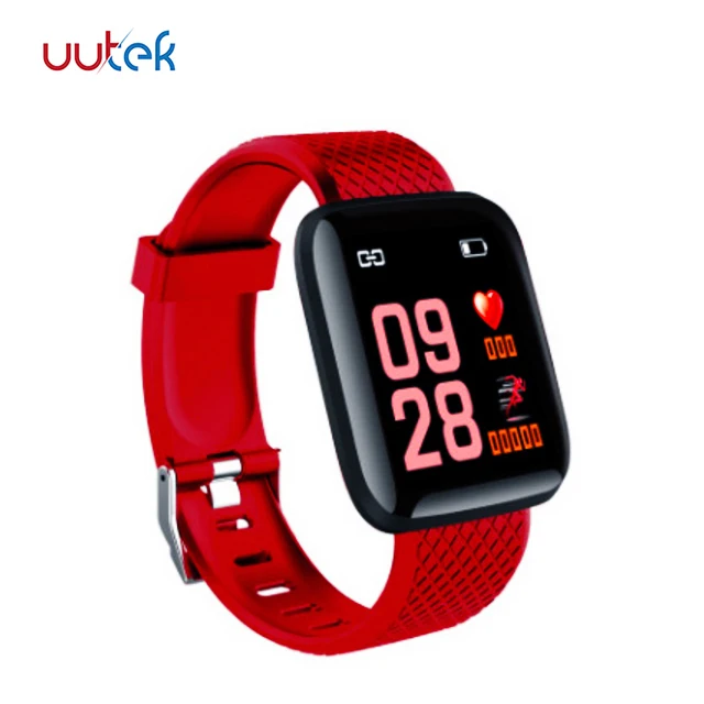 

New Arrival Big Battery IP67 Waterproof Sleep Tracker heart rate monitor smart watch UUTEK ID116 plus
