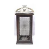 Aluminium and Wooden Candle Lantern