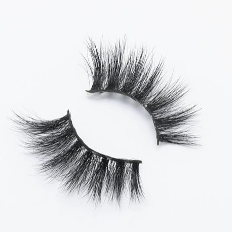 

3D Faux Mink Eyelashes Fluffy False Strip Lashes Cotton Band Quality Eyelashes Package Customizing In Stock Fast Shipping