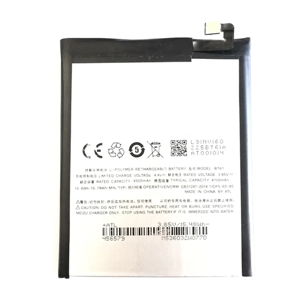 

BT61 Battery For Meizu M3 Meilan Note 3 L681 L681H New Mobile Phone Battery 4000/4100mAh Best Quality Batteries In Stock