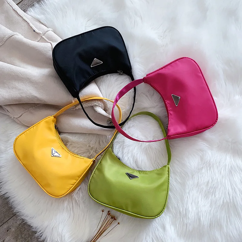 

2020 Women Trendy Vintage Nylon Handbag Female Small Bags Casual Retro Mini Shoulder Bag Kendall Totes