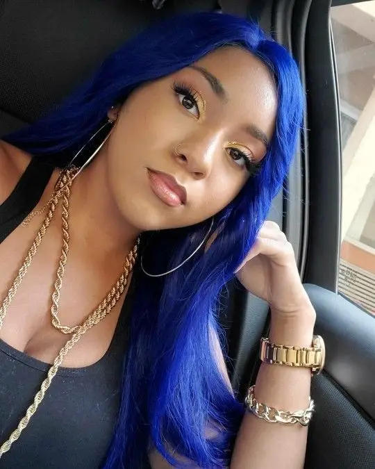

Classic fashion Blue Lace Front Human Hair 100% Brazilian Human Remy Virgin Hair Sexy Natural Long Straight Hair for Women
