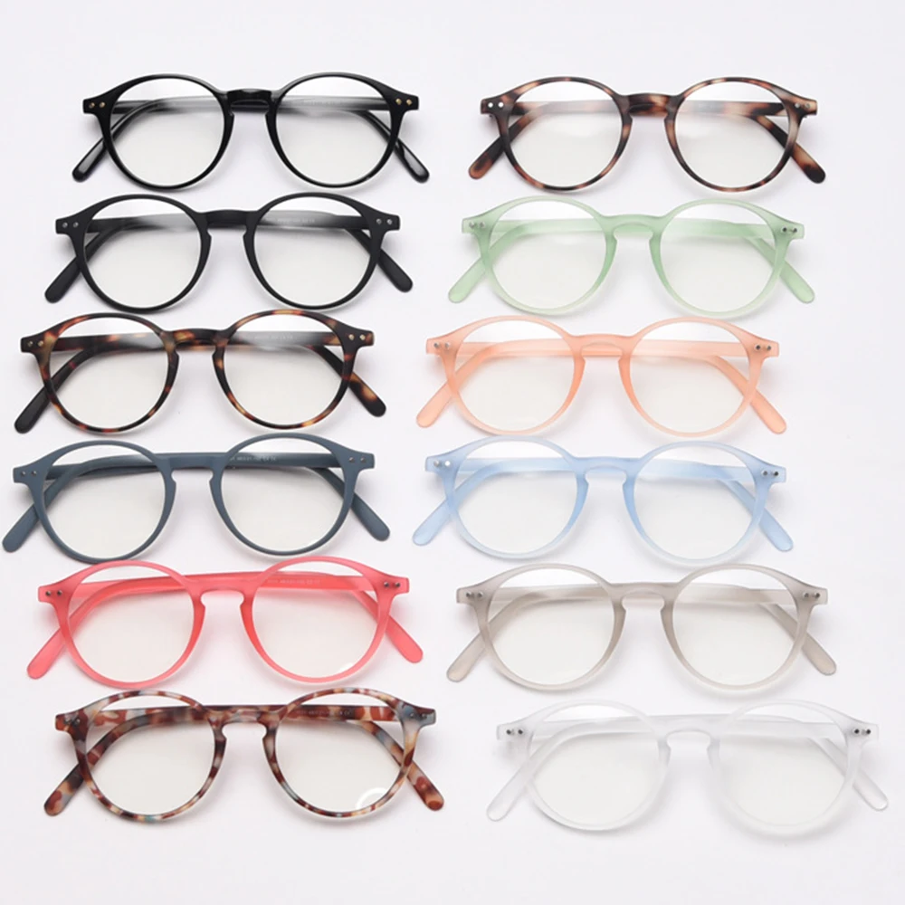 

2021 Factory Stock ODM Cheap Promotional Plastic Rubber Frame Eye Glasses Optics Eyeglasses Frames